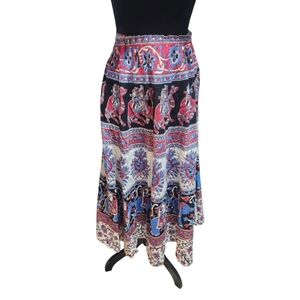 Bohemian Multicolor Maxi Skirt